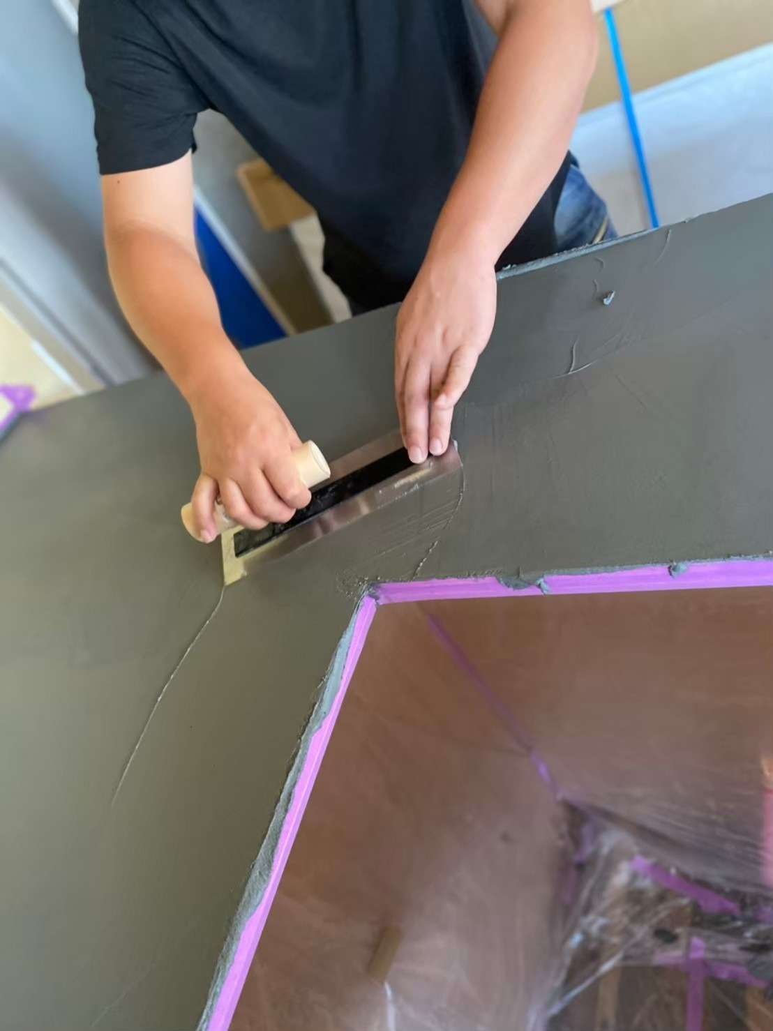 住宅シンク施工